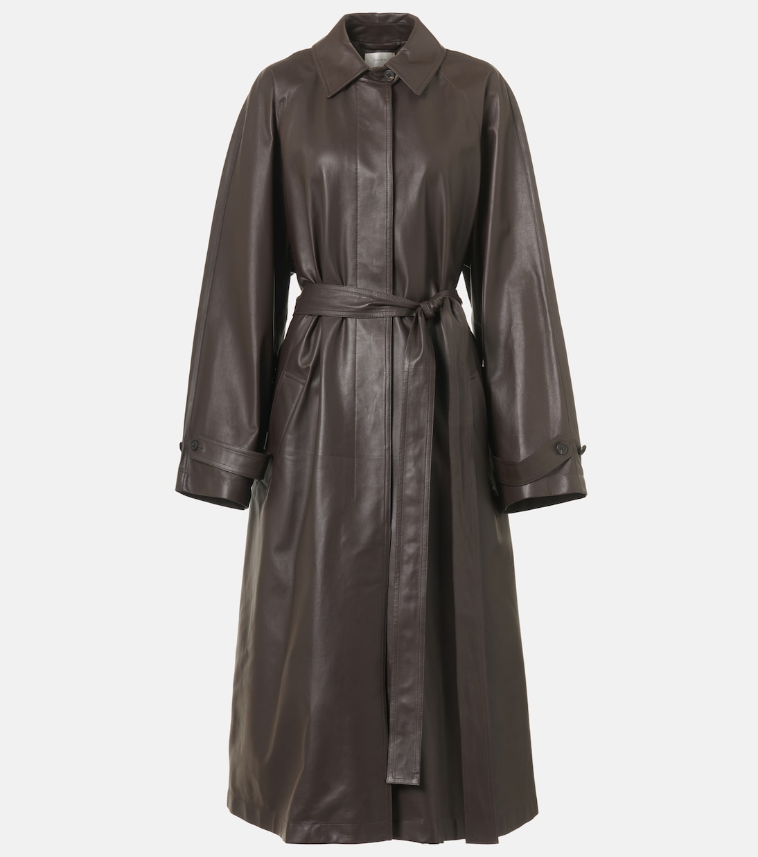 Кожаное пальто Ryota The Row, темно-коричневый
Кожаное пальто Ryota The Row, темно-коричневый