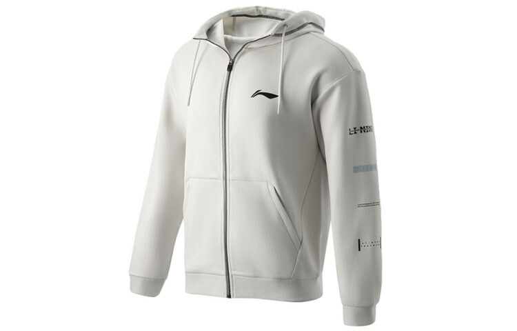 Тренировочная куртка мужская светло-серый Lining 
Тренировочная куртка мужская светло-серый Lining