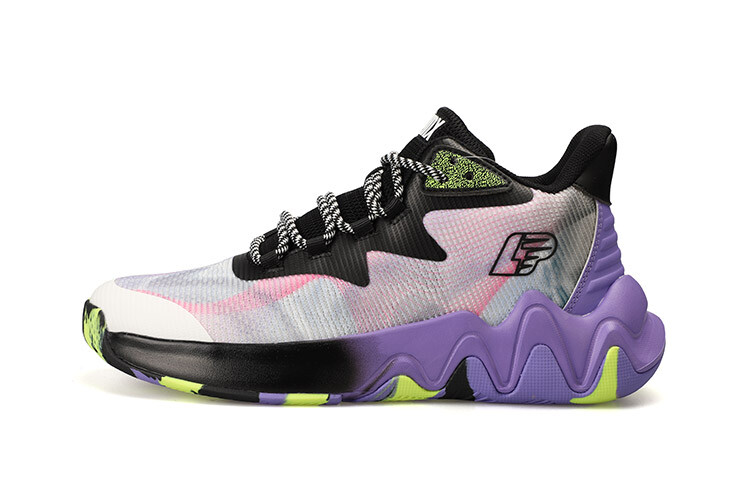 Баскетбольные кроссовки Basketball Shoes Men High-Top Lpmx, черный/фиолетовый 
Баскетбольные кроссовки Basketball Shoes Men High-Top Lpmx, черный/фиолетовый