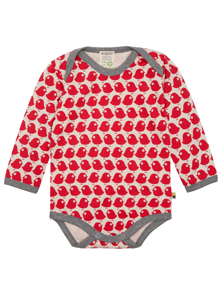 Комбинезон/боди loud + proud Vögel, ярко-красный
Комбинезон/боди loud + proud Vögel, ярко-красный