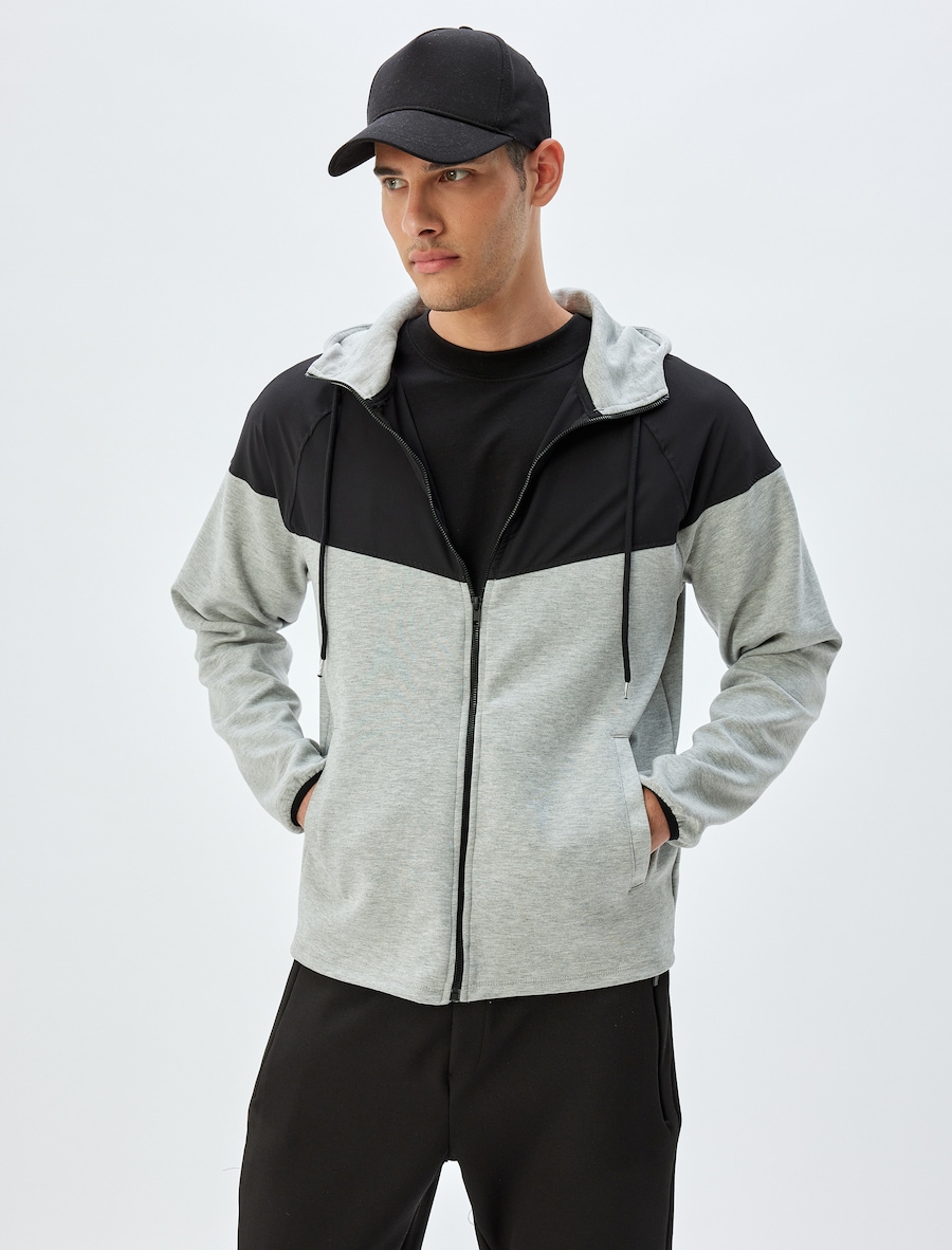 Толстовка с капюшоном на молнии Koton, Mottled Grey
Толстовка с капюшоном на молнии Koton, Mottled Grey