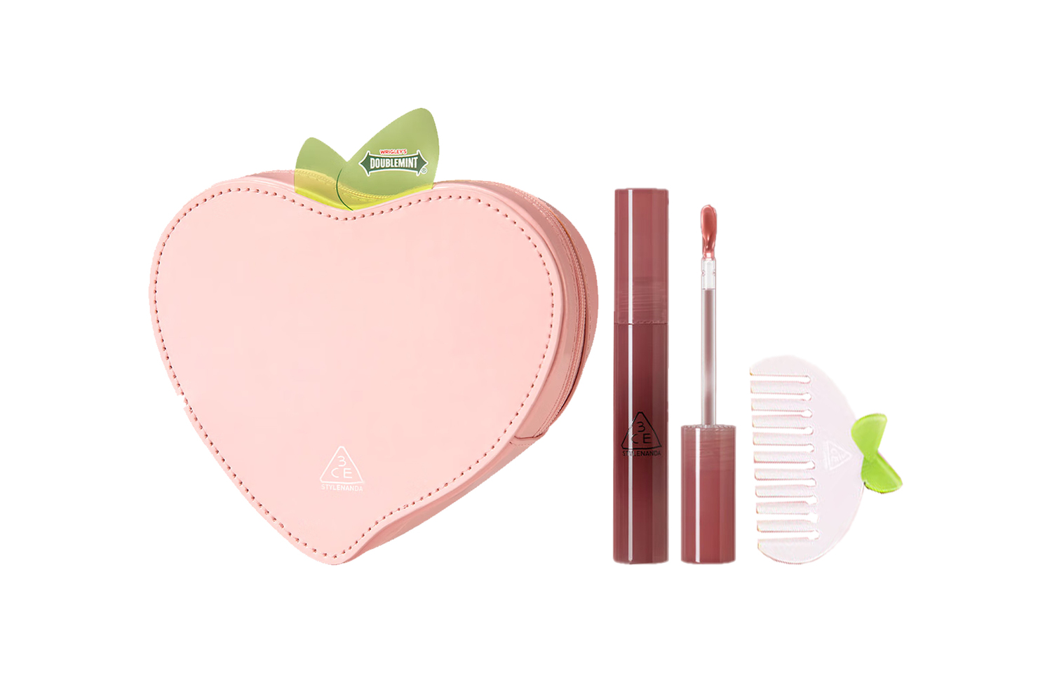 3CE Doublemint 520 блеск для губ подарочный набор косметики легко растушевывается 3,8г+расческа+сладкая сумочка
3CE Doublemint 520 блеск для губ подарочный набор косметики легко растушевывается 3,8г+расческа+сладкая сумочка