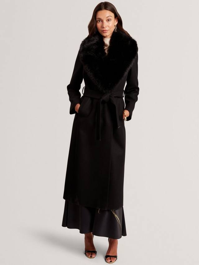 Пальто Musea с воротником из искусственного меха и высоким содержанием шерсти Ted Baker, Black
Пальто Musea с воротником из искусственного меха и высоким содержанием шерсти Ted Baker, Black