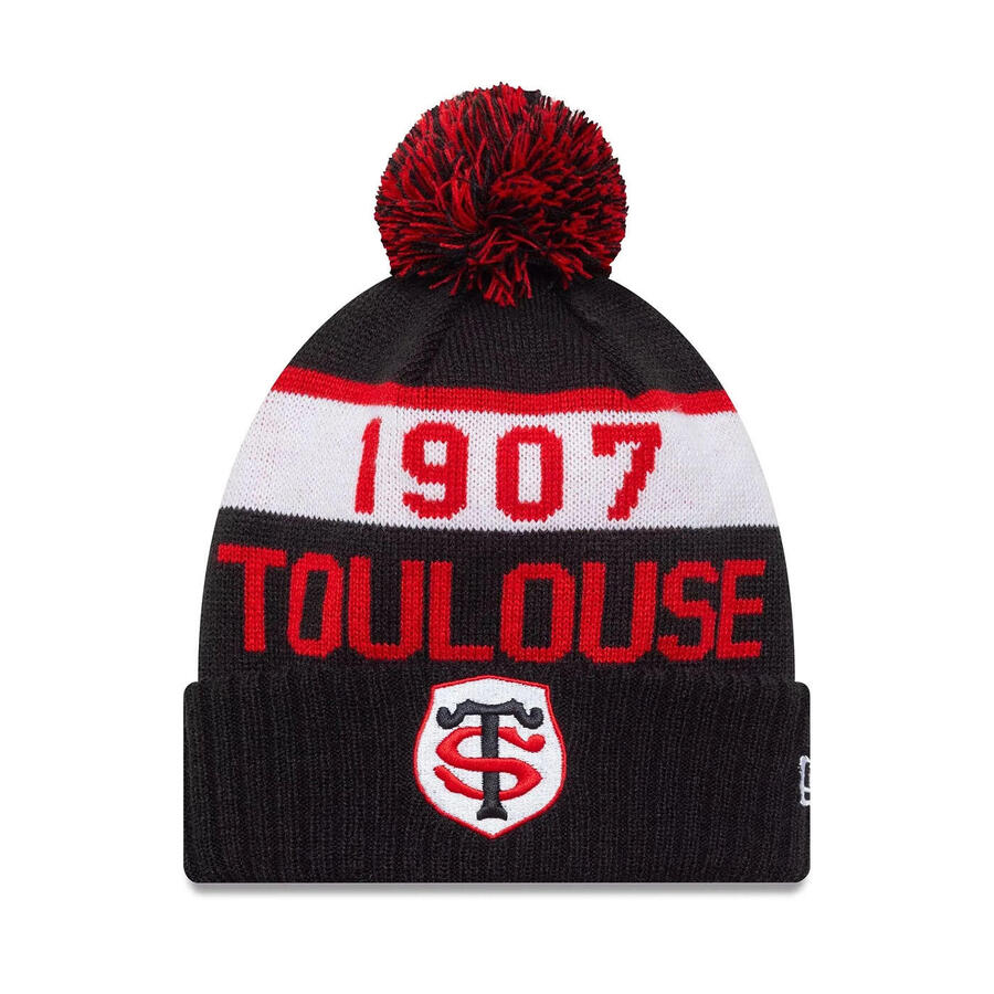 Детская спортивная шапка-помпон Stade Toulousain New Era, черно-красно-белая
Детская спортивная шапка-помпон Stade Toulousain New Era, черно-красно-белая