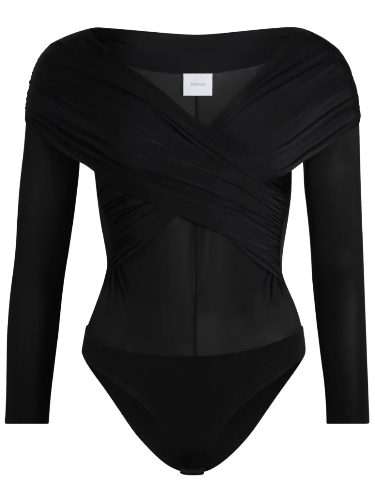 Patou боди с запахом, черный
Patou боди с запахом, черный