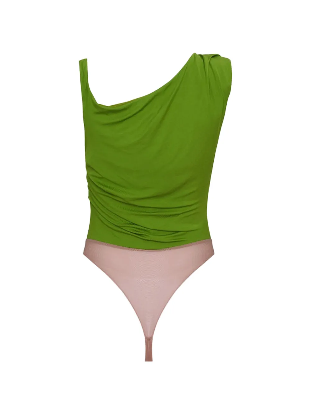 Боди с асимметричным рукавом Elisabetta Franchi, зеленый
Боди с асимметричным рукавом Elisabetta Franchi, зеленый