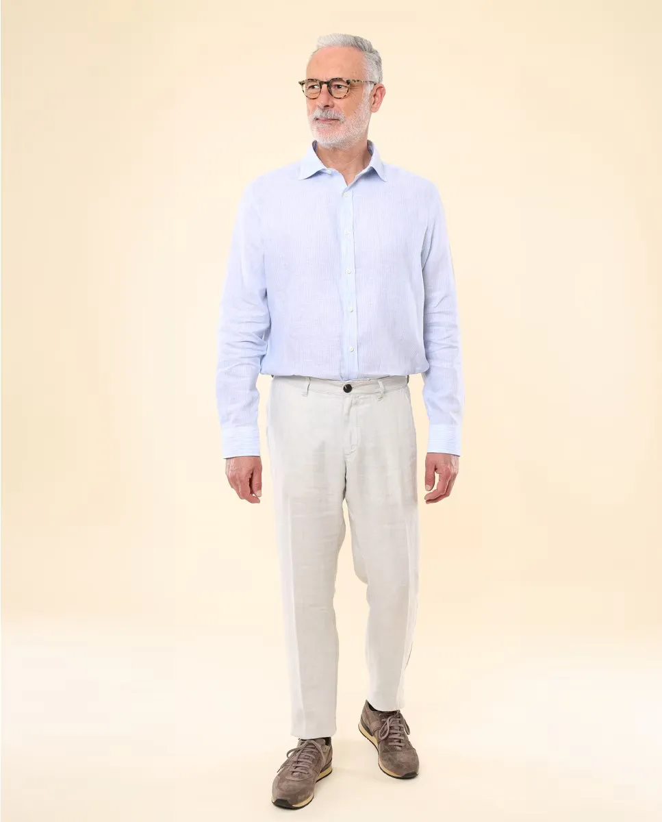 Мужские классические брюки чинос светло-серого цвета Wickett Jones, светло-серый
Мужские классические брюки чинос светло-серого цвета Wickett Jones, светло-серый