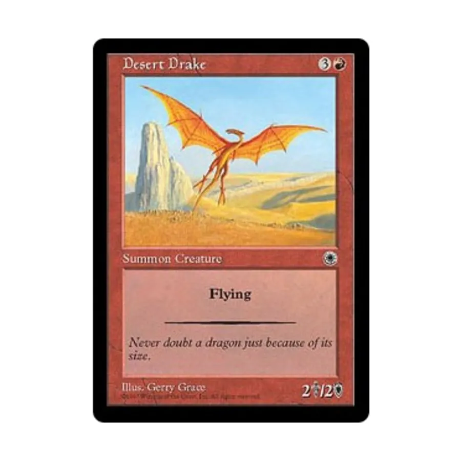 CCG Пустынный дракон (U), MTG - Portal
CCG Пустынный дракон (U), MTG - Portal