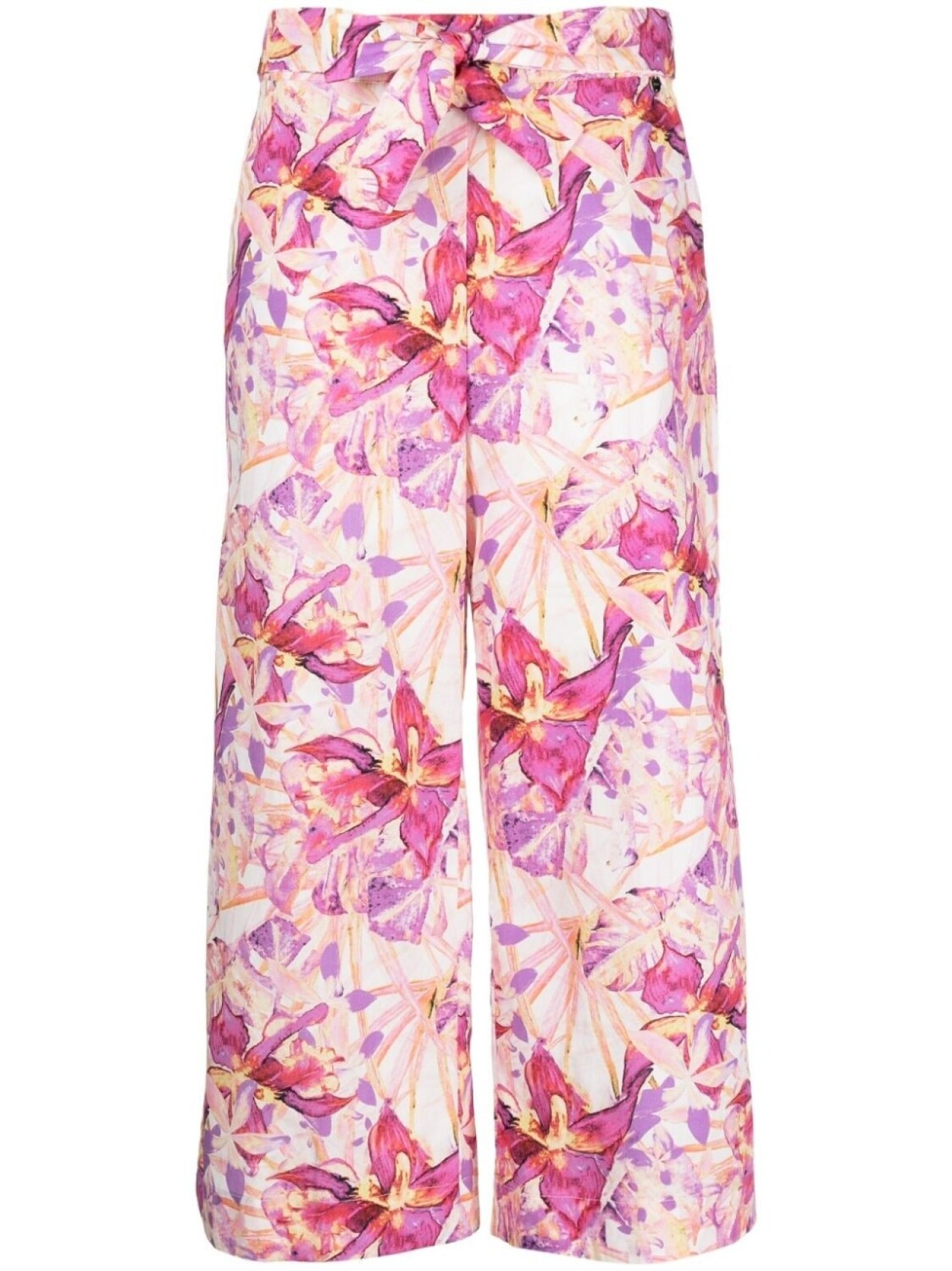 Укороченные брюки с цветочным принтом LIU JO, фиолетовый
Укороченные брюки с цветочным принтом LIU JO, фиолетовый