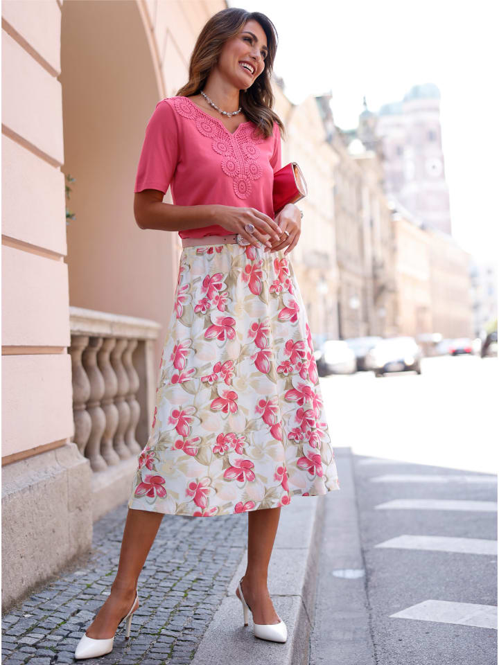 Юбка с принтом экрю и фуксии WITT WEIDEN
Юбка с принтом экрю и фуксии WITT WEIDEN