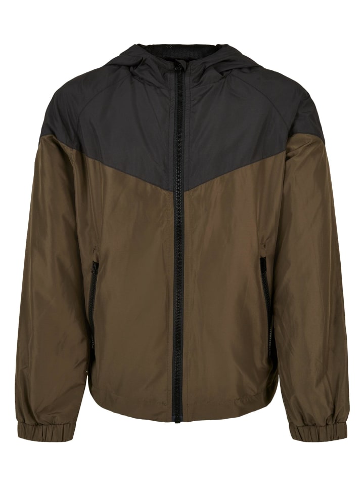 Ветровка Urban Classics, цвет black/darkolive
Ветровка Urban Classics, цвет black/darkolive