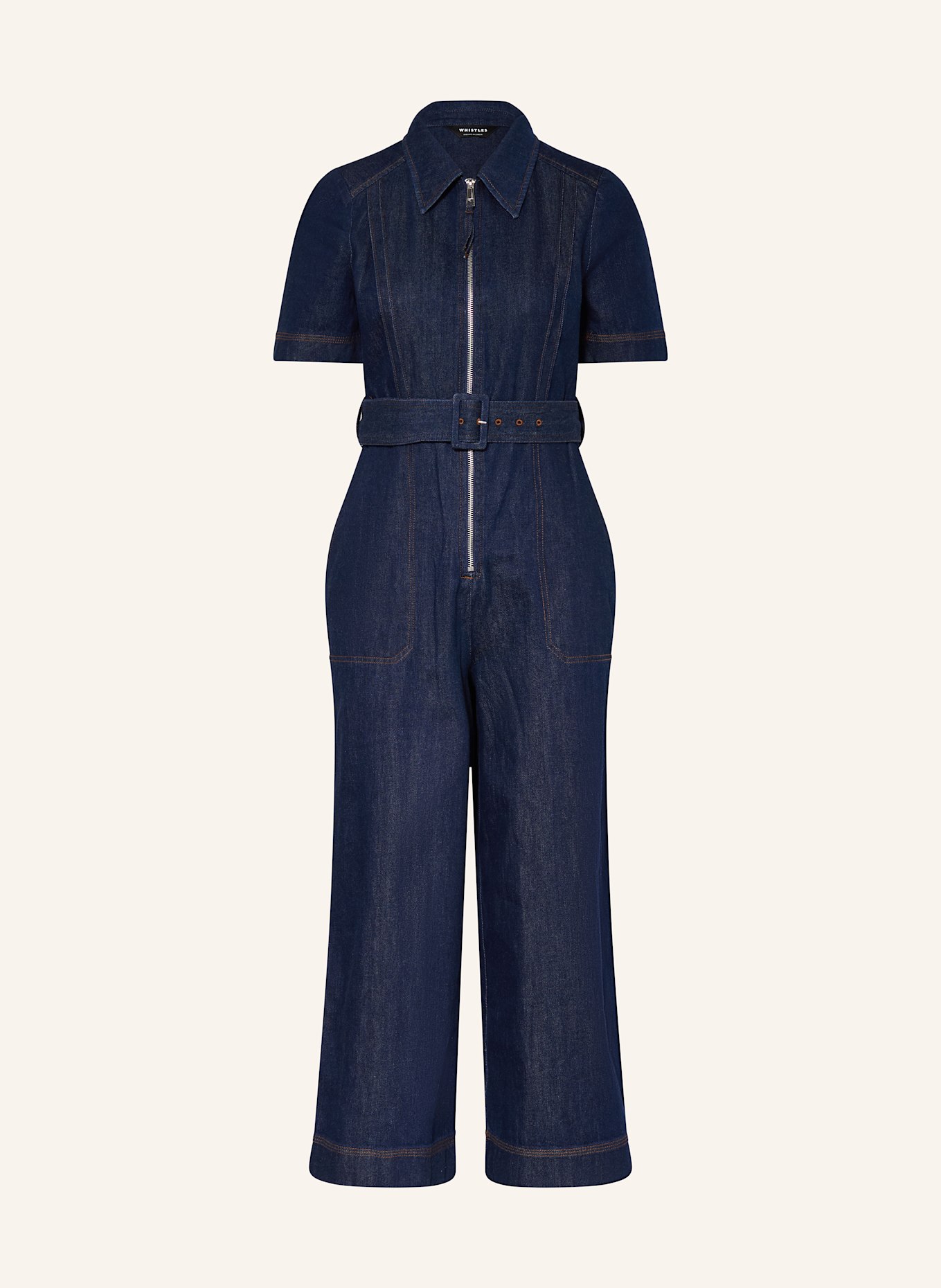Джинсовый комбинезон Whistles, синий 
Джинсовый комбинезон Whistles, синий