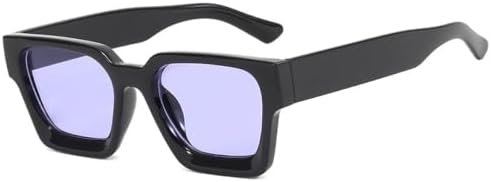 Квадратные винтажные солнцезащитные очки для мужчин, модные панк-ретро солнцезащитные очки для женщин, очки для вождения, мужские очки с защитой от УФ-излучения UV400 MTZJH, Black Purple
Квадратные винтажные солнцезащитные очки для мужчин, модные панк-ретро солнцезащитные очки для женщин, очки для вождения, мужские очки с защитой от УФ-излучения UV400 MTZJH, Black Purple