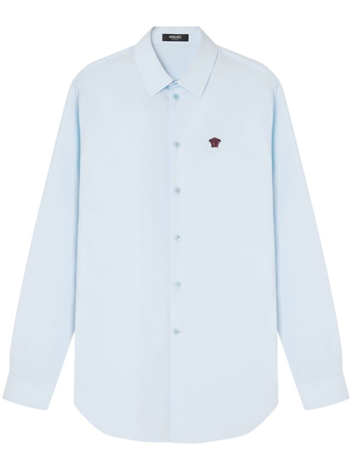 Рубашка с вышивкой Medusa Versace, синий
Рубашка с вышивкой Medusa Versace, синий