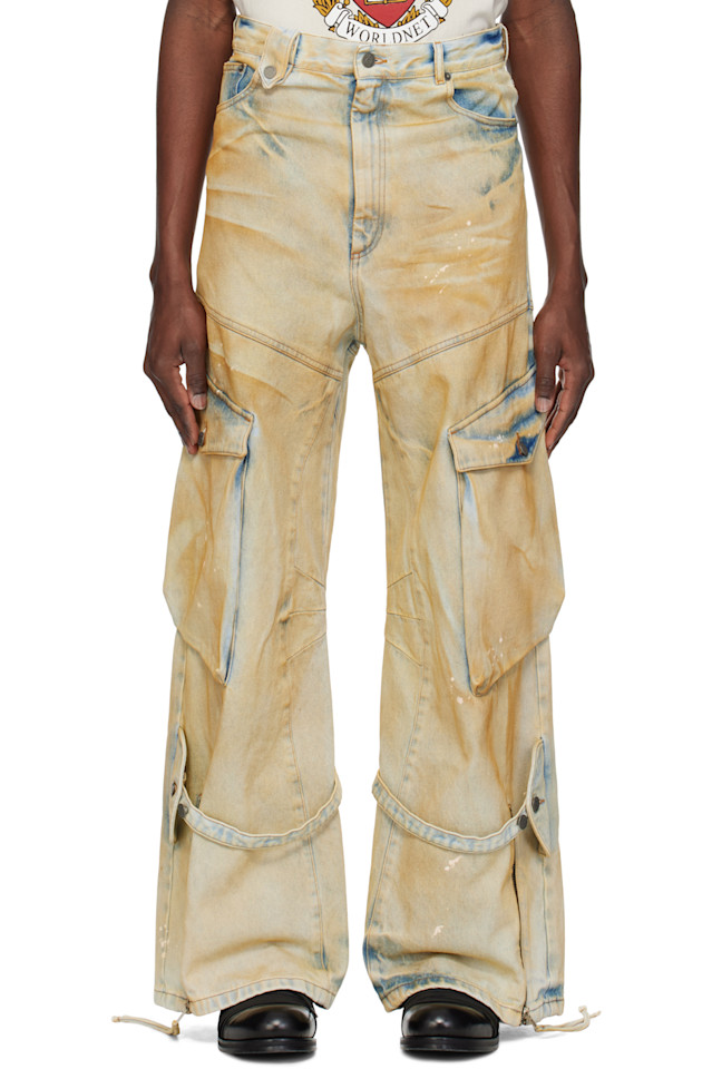 Грузовые джинсы Egonlab, желтый
Грузовые джинсы Egonlab, желтый