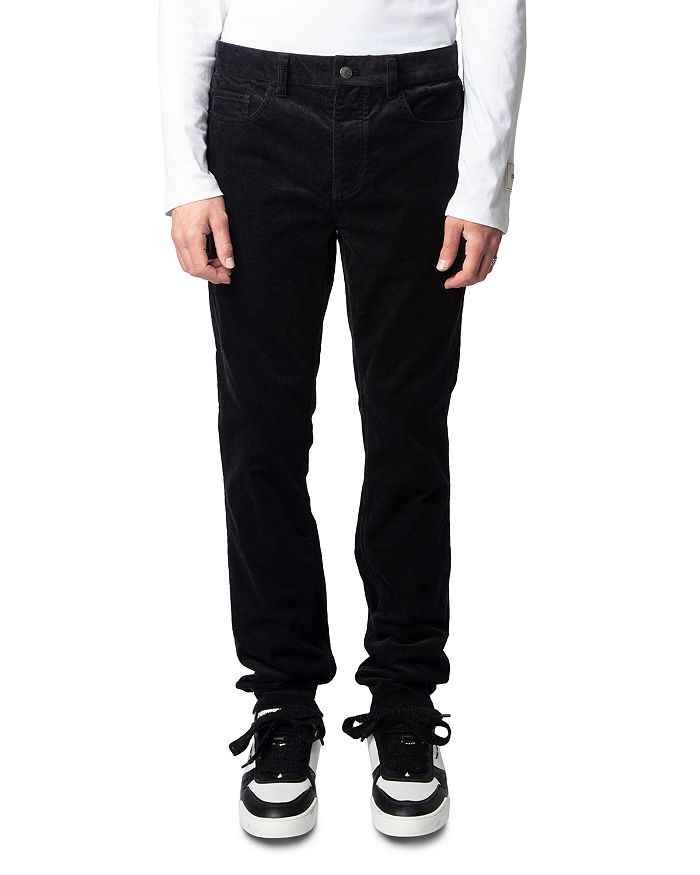 Слим-брюки Steeve из хлопкового вельвета с эластаном Zadig & Voltaire, черный
Слим-брюки Steeve из хлопкового вельвета с эластаном Zadig & Voltaire, черный