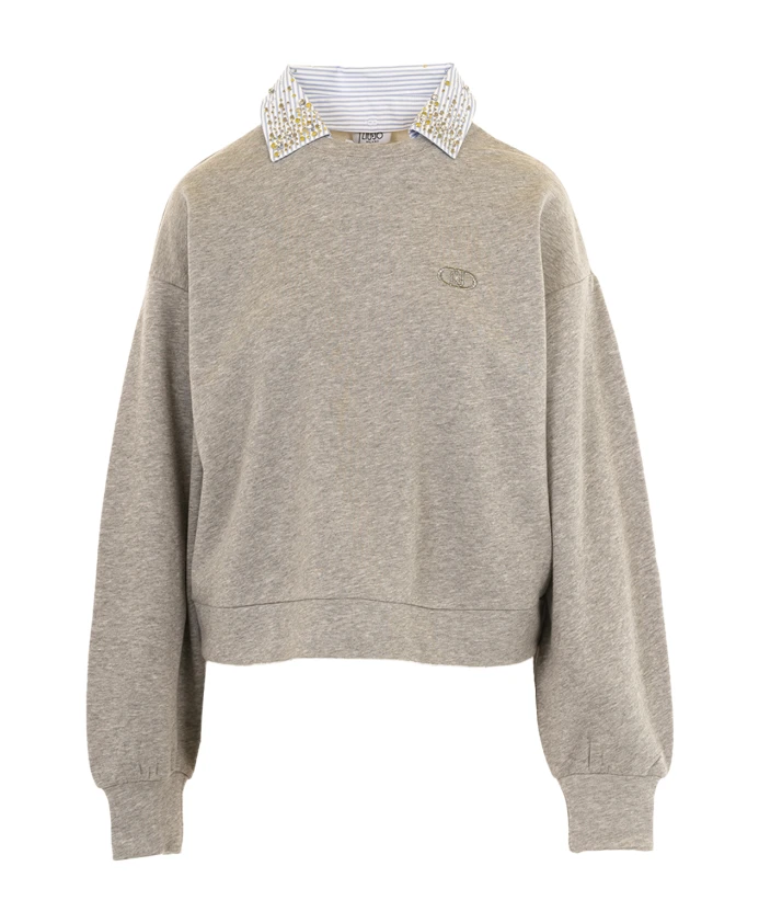 Толстовка со стразами Liu Jo, серый
Толстовка со стразами Liu Jo, серый