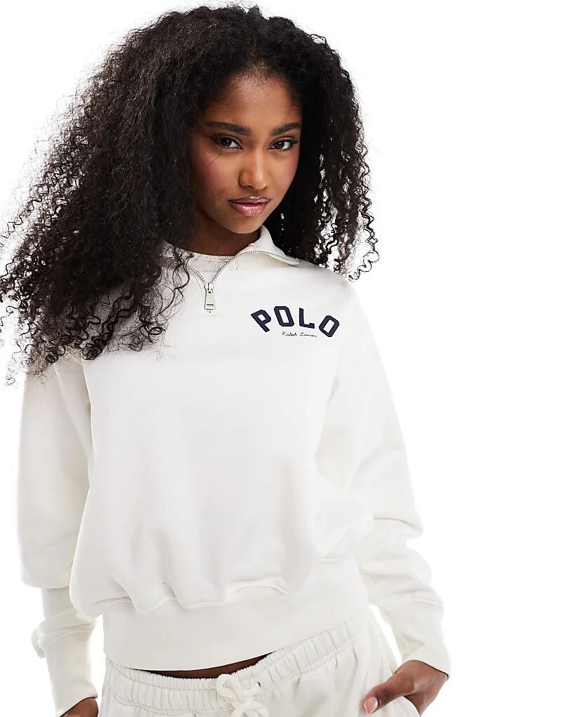 Толстовка Polo Ralph Lauren белого цвета с застежкой-молнией на половину длины (часть комплекта)
Толстовка Polo Ralph Lauren белого цвета с застежкой-молнией на половину длины (часть комплекта)