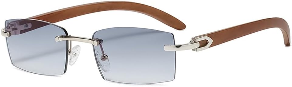 Популярные прямоугольные солнцезащитные очки для женщин и мужчин, модные безободковые солнцезащитные очки, подходящие для путешествий и фотосъемки, защита от ультрафиолета UV400 HHZZYVY, Silver Grey
Популярные прямоугольные солнцезащитные очки для женщин и мужчин, модные безободковые солнцезащитные очки, подходящие для путешествий и фотосъемки, защита от ультрафиолета UV400 HHZZYVY, Silver Grey