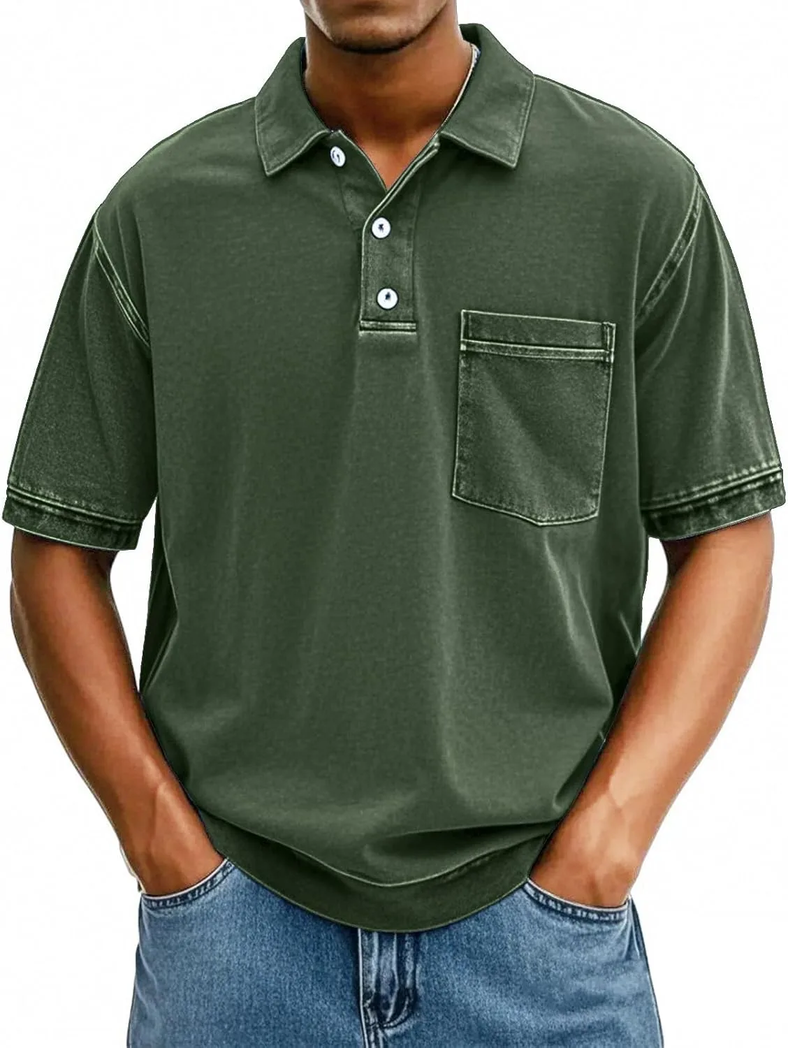 Мужская поло с коротким рукавом и воротником, потертая, летняя YSERB
Мужская поло с коротким рукавом и воротником, потертая, летняя YSERB