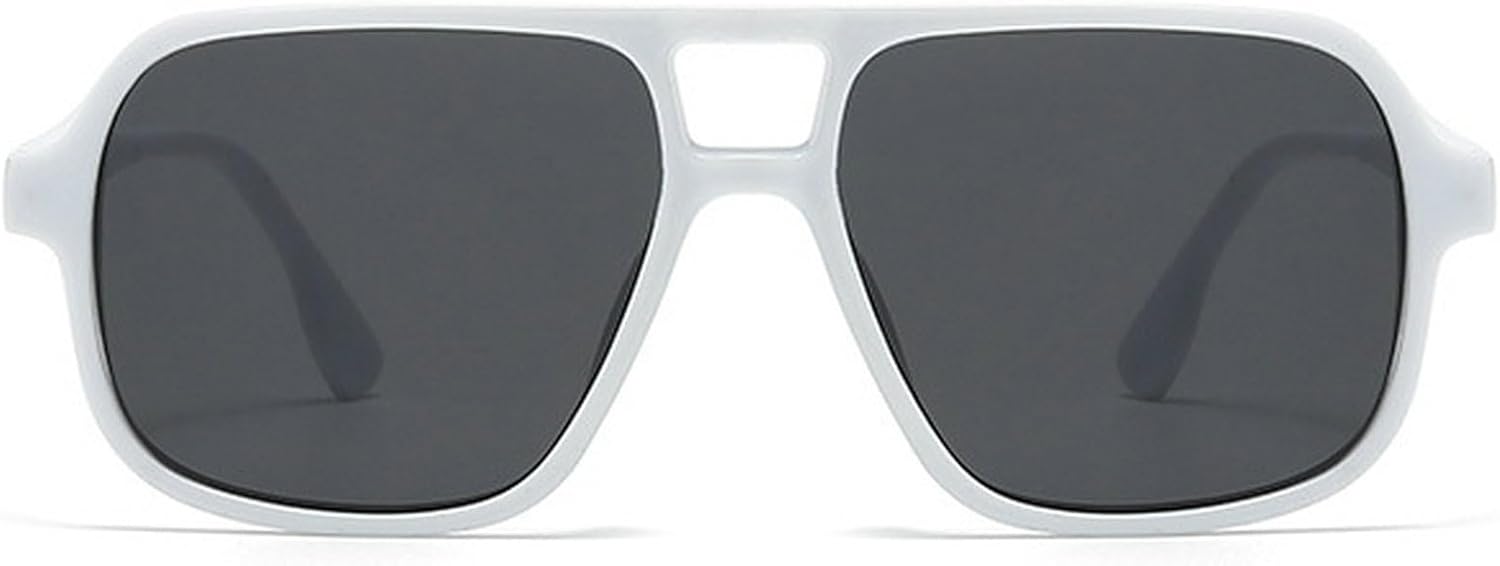 Ретро-солнцезащитные очки с двойной перемычкой, квадратной формы, женские, модные, с леопардовым принтом, трендовые мужские, с заклепками, конфетного цвета, солнцезащитные очки UV400 mincl, White Gray
Ретро-солнцезащитные очки с двойной перемычкой, квадратной формы, женские, модные, с леопардовым принтом, трендовые мужские, с заклепками, конфетного цвета, солнцезащитные очки UV400 mincl, White Gray