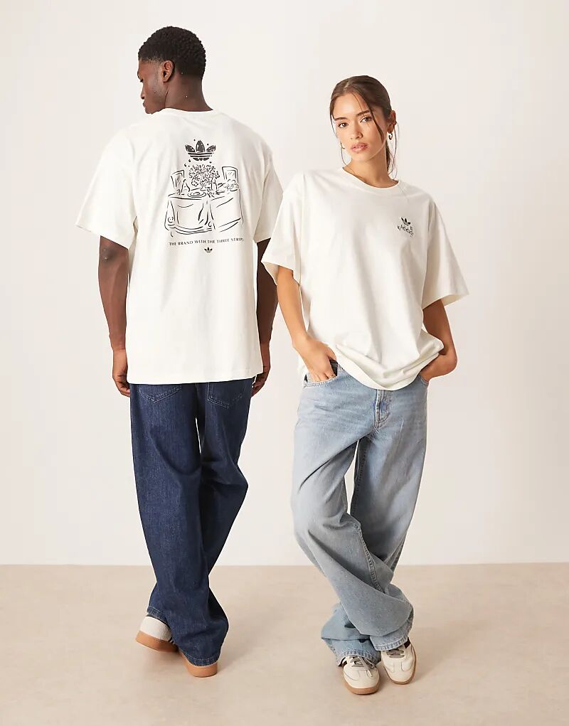 Футболка Adidas Originals supper club с графическим принтом в цвете «кремовый»
Футболка Adidas Originals supper club с графическим принтом в цвете «кремовый»