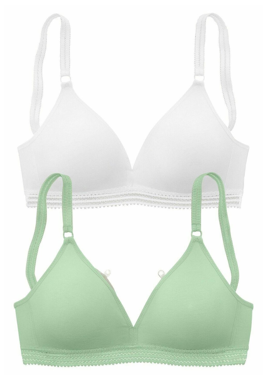 Треугольный бюстгальтер 2 PACK LASCANA, белый
Треугольный бюстгальтер 2 PACK LASCANA, белый