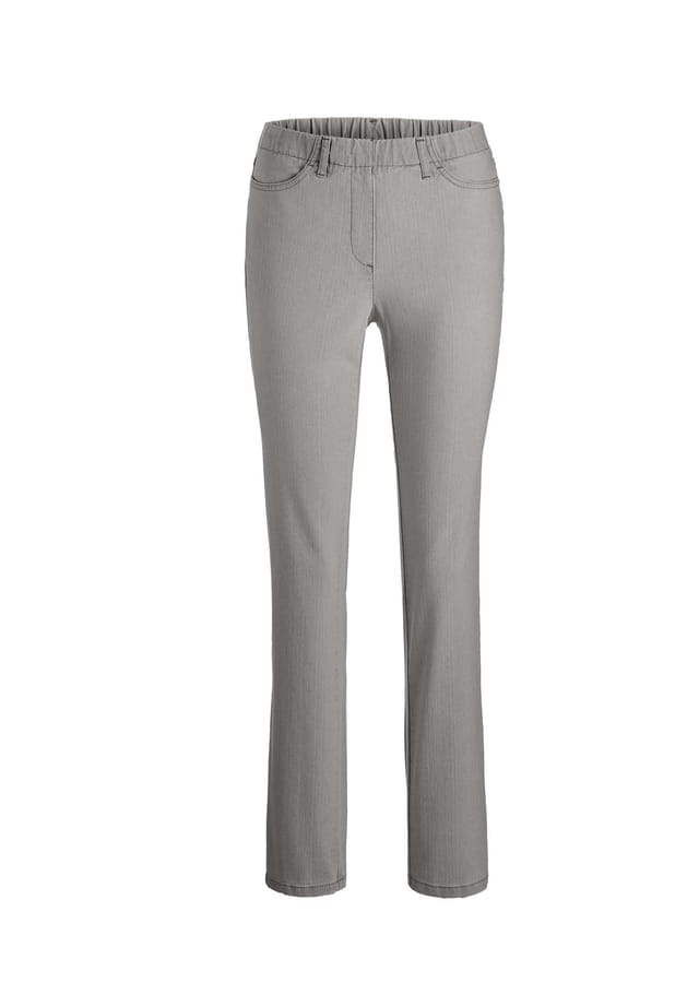 Короткий размер: классические джинсы застегивающиеся брюки Louisa Goldner, серый
Короткий размер: классические джинсы застегивающиеся брюки Louisa Goldner, серый