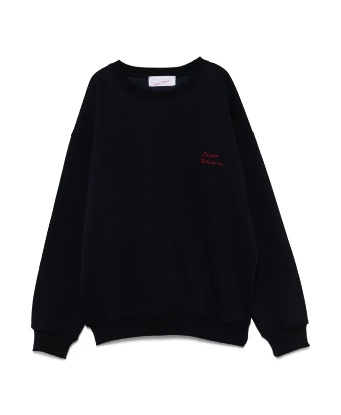 Толстовка с вышитой надписью "ciao amore" Giada Benincasa, синий
Толстовка с вышитой надписью "ciao amore" Giada Benincasa, синий