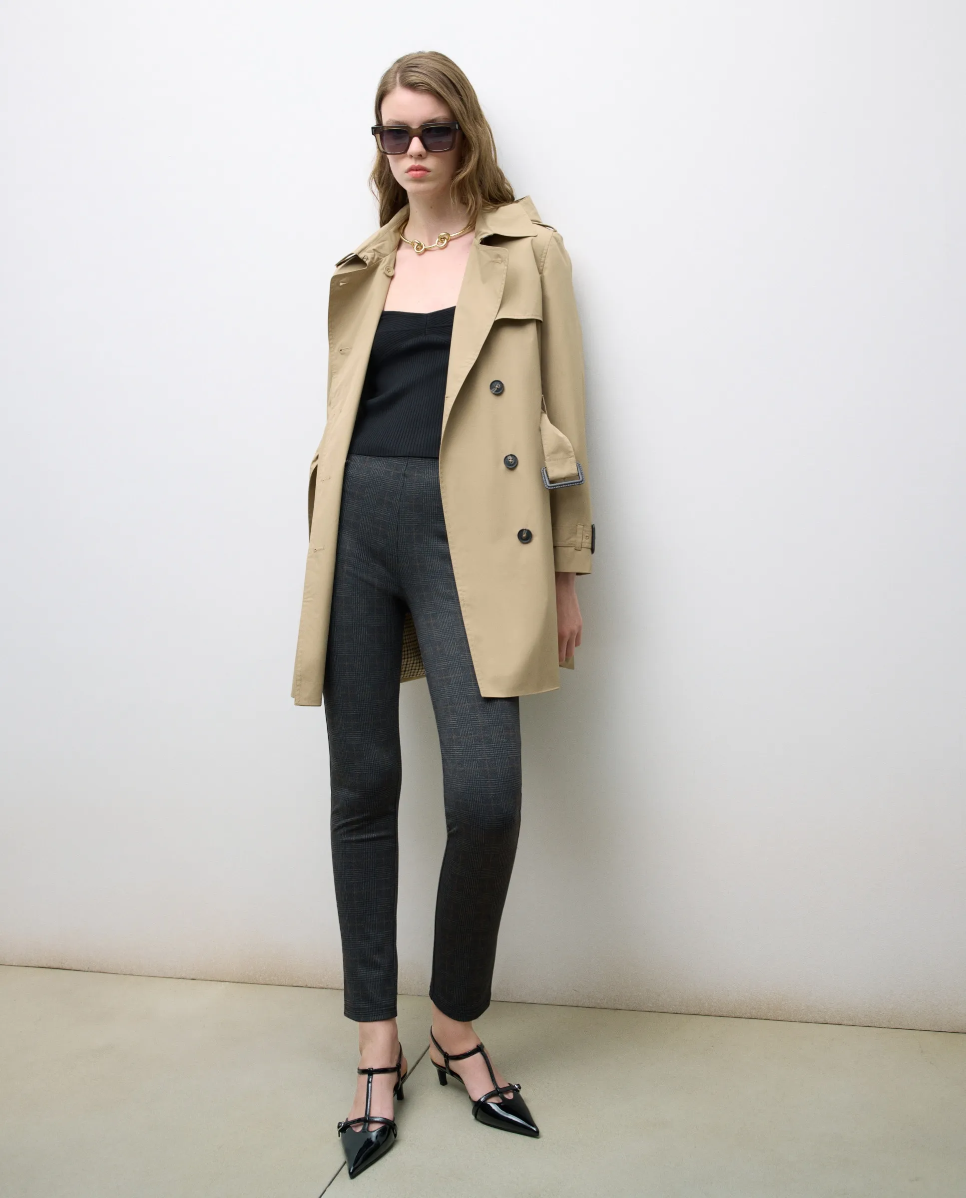 Женские леггинсы с молниями и принтом Tintoretto, черный
Женские леггинсы с молниями и принтом Tintoretto, черный