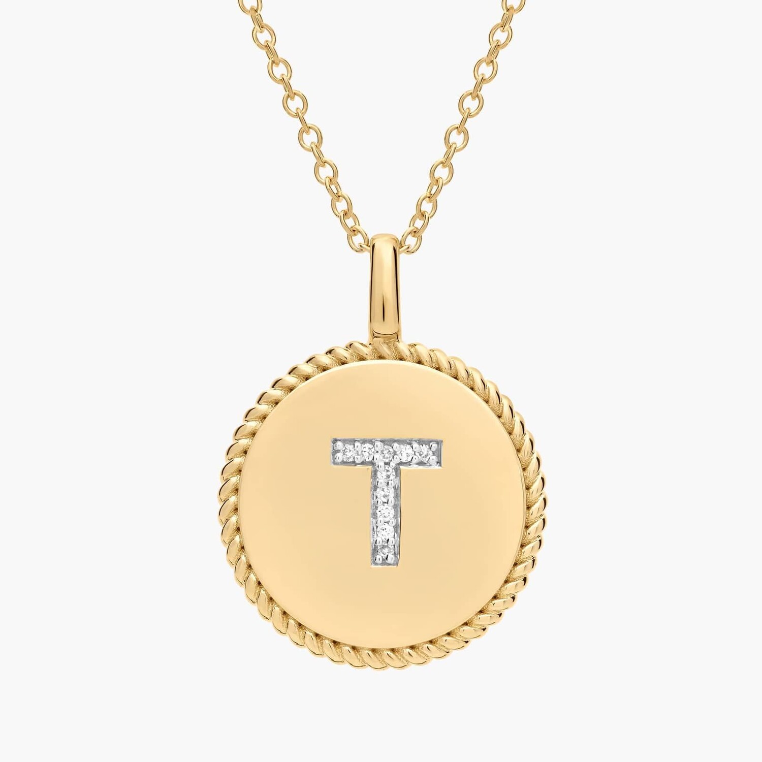 Подвеска с инициалом «T» из желтого золота 14 карат с бриллиантами Blue Nile
Подвеска с инициалом «T» из желтого золота 14 карат с бриллиантами Blue Nile