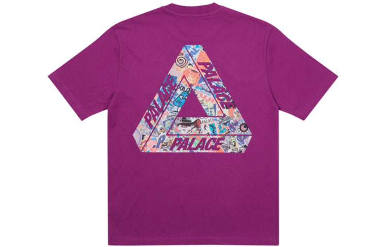 Футболка PALACE с тремя наклейками, фиолетовая
Футболка PALACE с тремя наклейками, фиолетовая