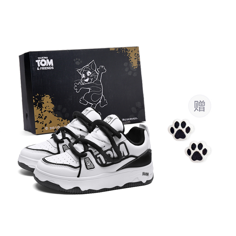 TALKING TOM Скользоустойчивые износостойкие легкие низкие скейтерские кроссовки унисекс бело-черные (усовершенствованные с бесплатной пряжкой для обуви)
TALKING TOM Скользоустойчивые износостойкие легкие низкие скейтерские кроссовки унисекс бело-черные (усовершенствованные с бесплатной пряжкой для обуви)