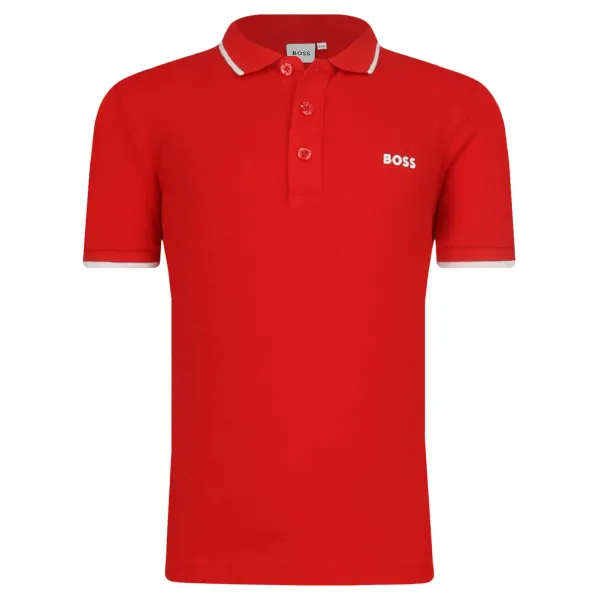 Рубашка поло стандартного кроя Boss, красный
Рубашка поло стандартного кроя Boss, красный