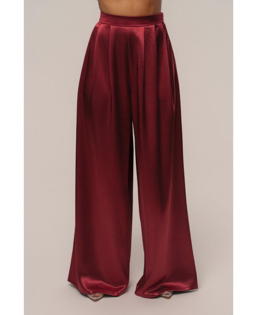 Женские плиссированные брюки Satin Bliss JLUXLABEL, Red
Женские плиссированные брюки Satin Bliss JLUXLABEL, Red