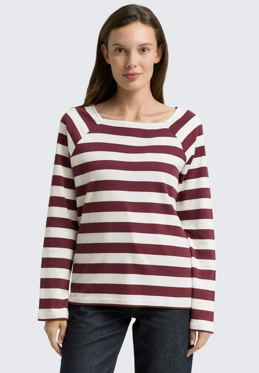 Топ TOM TAILOR STRIPED CARRE NECK, Bordeaux Offwhite Stripe/Bordeaux
Топ TOM TAILOR STRIPED CARRE NECK, Bordeaux Offwhite Stripe/Bordeaux