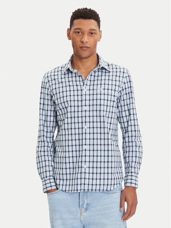 Рубашка regular fit 1 Pkt 112371552 Wrangler, синий
Рубашка regular fit 1 Pkt 112371552 Wrangler, синий