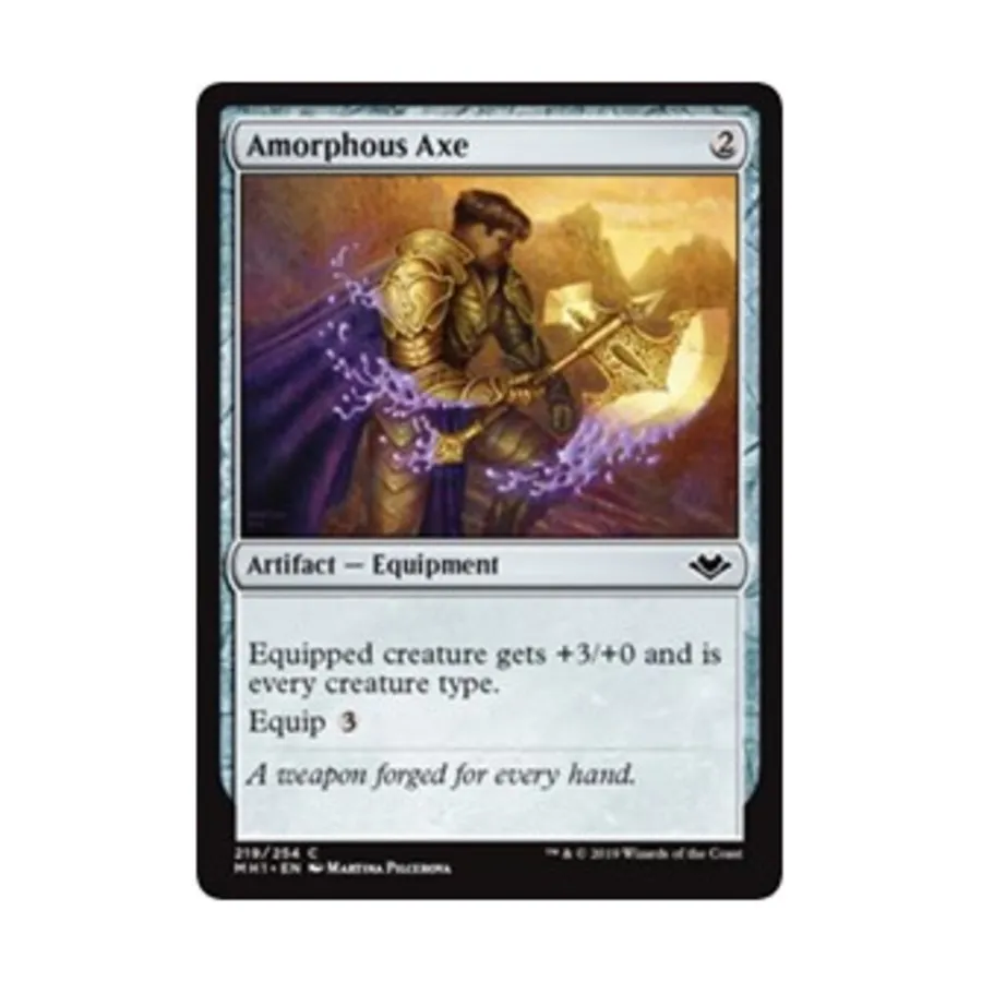 CCG Аморфный топор (С), MTG - Modern Horizons
CCG Аморфный топор (С), MTG - Modern Horizons