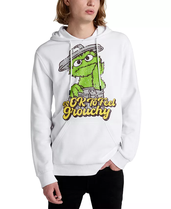 X Sesame Street Мужская худи приталенного кроя Oscar the Grouch Kenneth Cole, белый
X Sesame Street Мужская худи приталенного кроя Oscar the Grouch Kenneth Cole, белый
