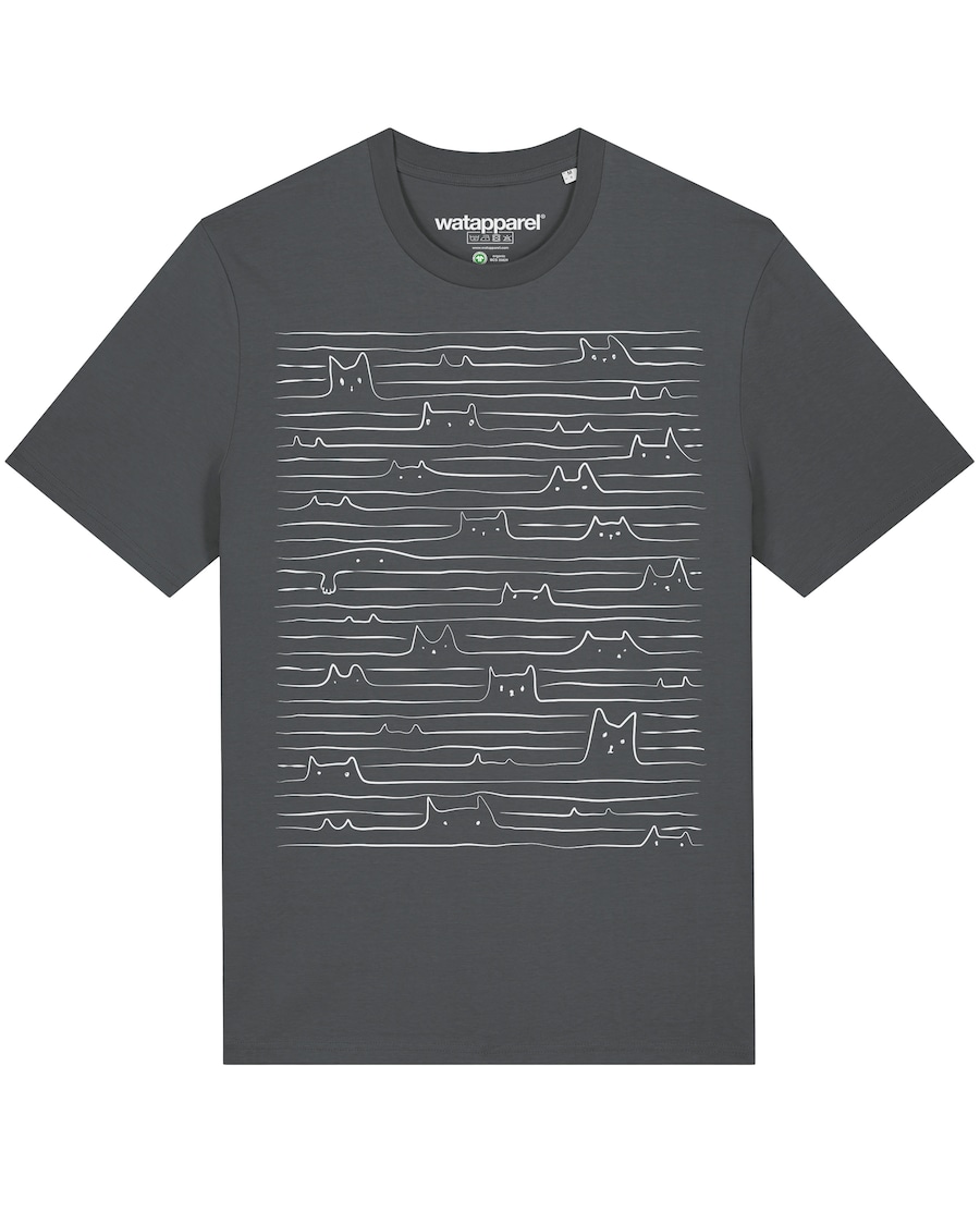 Рубашка Watapparel Doodle Cats, антрацит
Рубашка Watapparel Doodle Cats, антрацит