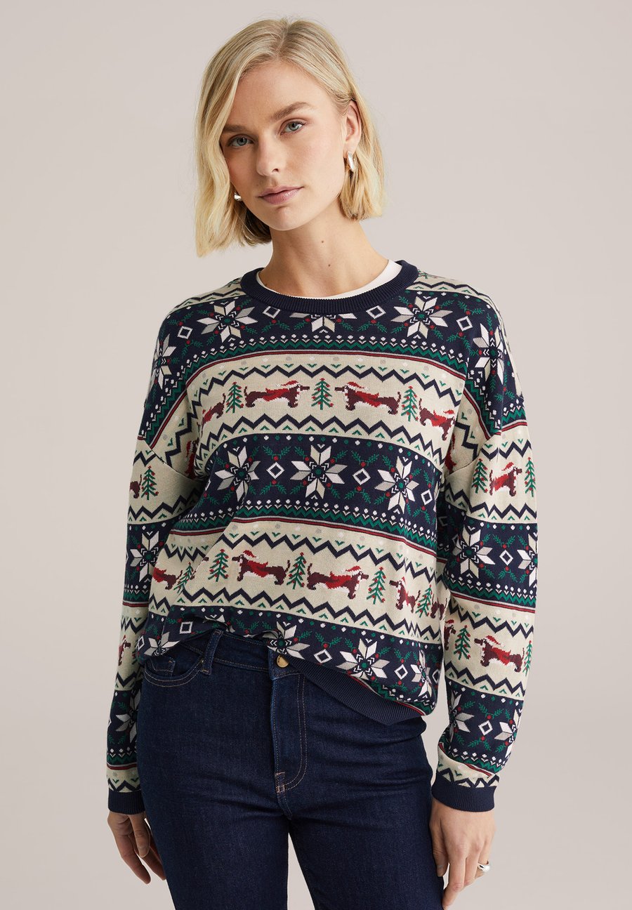 Джемпер WE Fashion Jumper, Navy Blue/Mottled Dark Blue
Джемпер WE Fashion Jumper, Navy Blue/Mottled Dark Blue