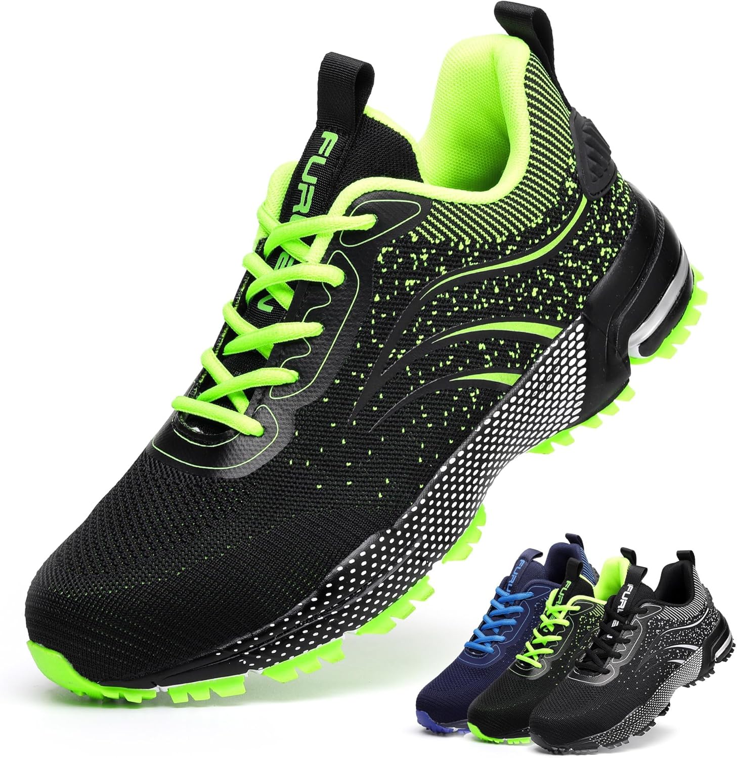 Стальные ботинки Furuian с защитным носком для мужчин и женщин Легкая рабочая обувь с комфортным стальным носком Кроссовки для склада и промышленности, зеленый
Стальные ботинки Furuian с защитным носком для мужчин и женщин Легкая рабочая обувь с комфортным стальным носком Кроссовки для склада и промышленности, зеленый