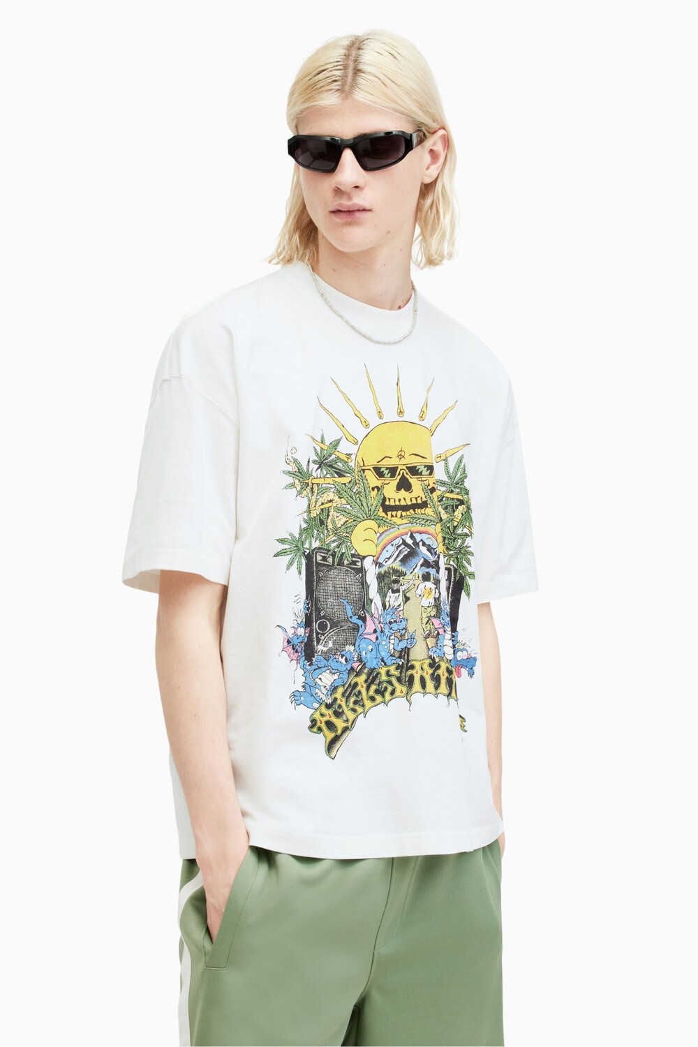 Футболка Allsaints fest с круглым вырезом All Saints, белый
Футболка Allsaints fest с круглым вырезом All Saints, белый