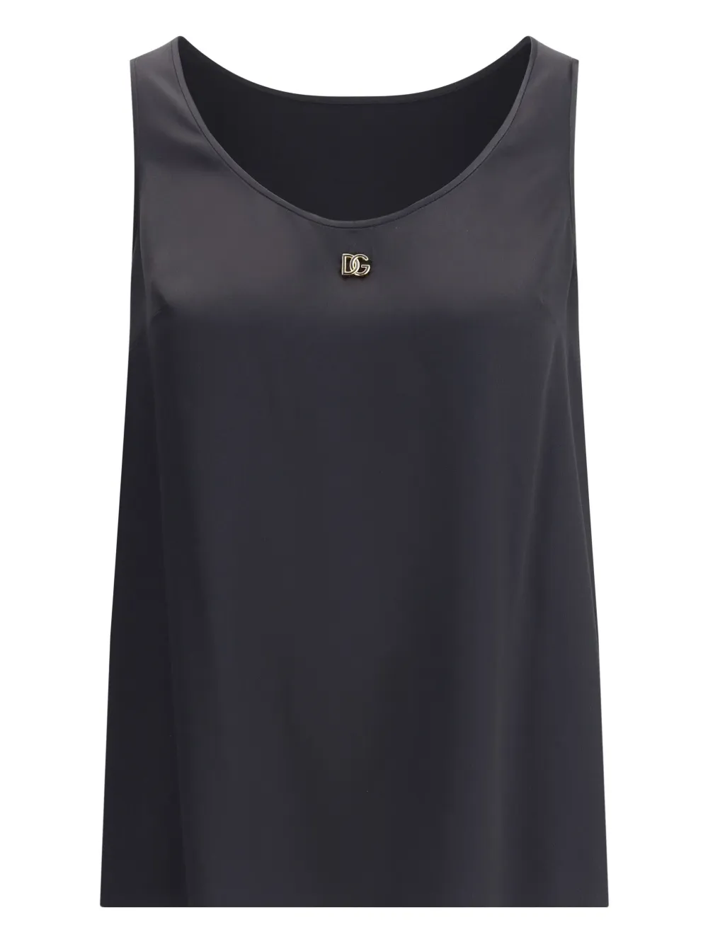 Шелковый топ с логотипом DOLCE & GABBANA, черный
Шелковый топ с логотипом DOLCE & GABBANA, черный
