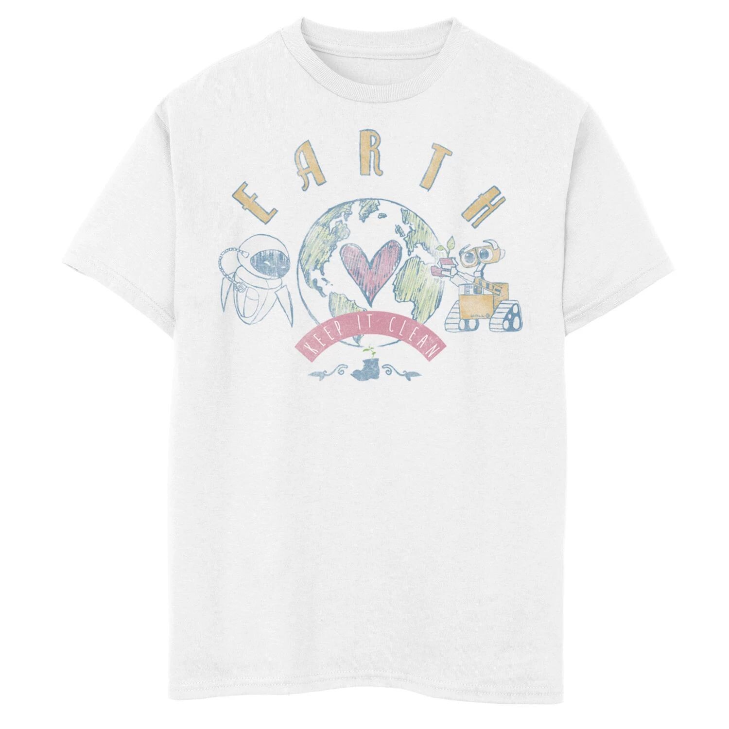 Футболка с рисунком Wall-E для мальчиков 8–20 лет Disney/Pixar «Eve Earth Keep It Clean» Licensed Character
Футболка с рисунком Wall-E для мальчиков 8–20 лет Disney/Pixar «Eve Earth Keep It Clean» Licensed Character