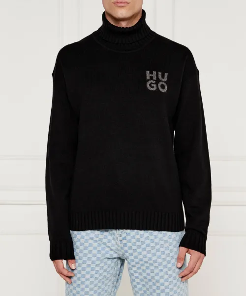 Шерстяной свитер San Toby-l Relaxed fit Hugo, черный
Шерстяной свитер San Toby-l Relaxed fit Hugo, черный