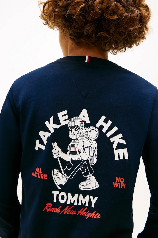 Детская хлопковая кофта с длинным рукавом Tommy Hilfiger, темно-синий
Детская хлопковая кофта с длинным рукавом Tommy Hilfiger, темно-синий