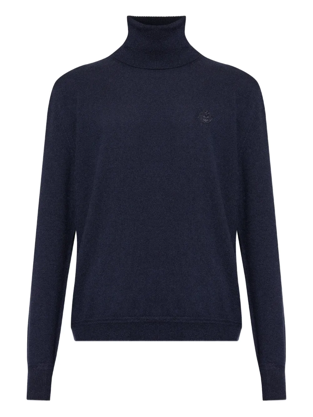 Вышитый водолазка Bally, синий
Вышитый водолазка Bally, синий