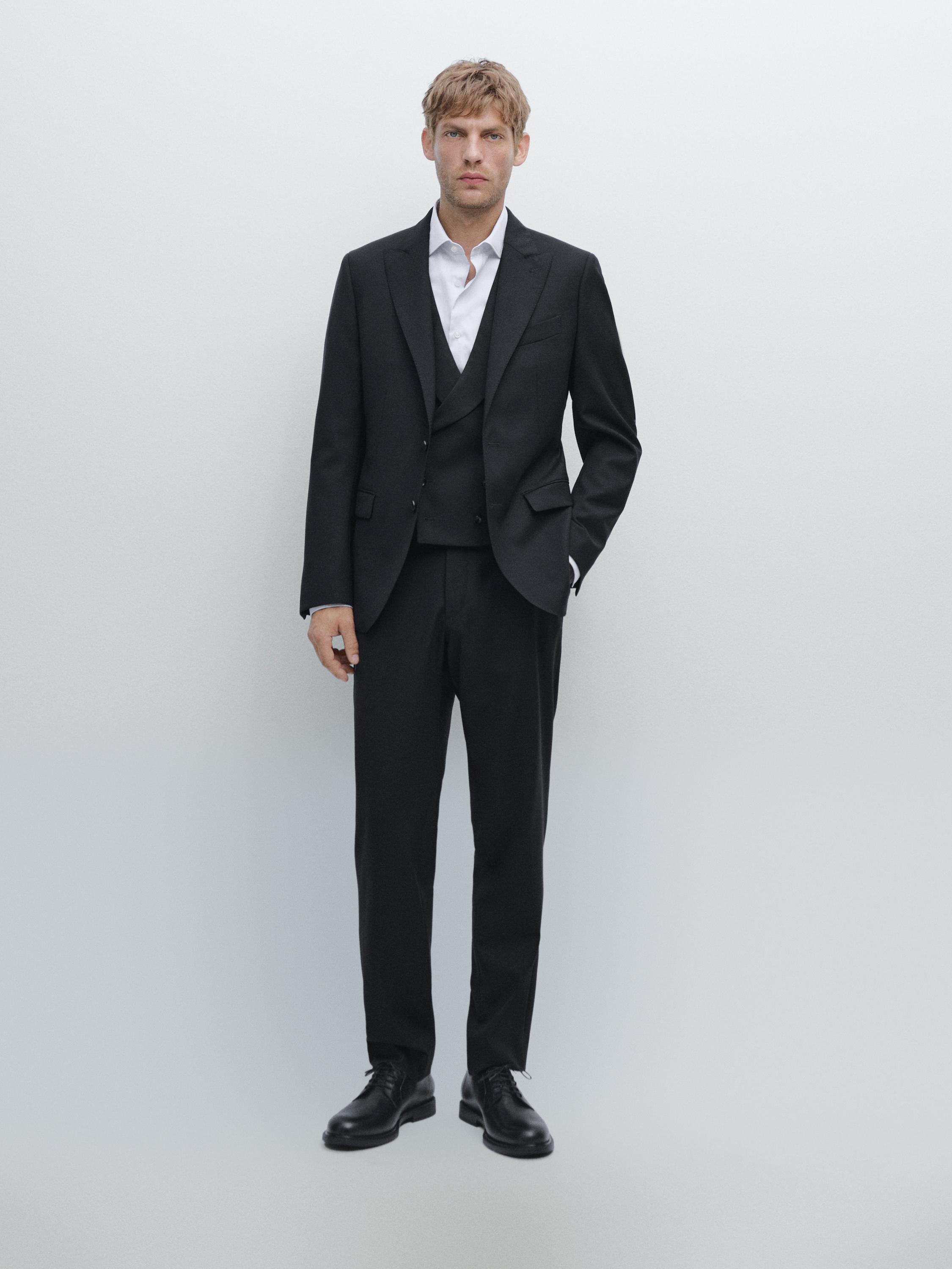 Костюмный жилет из смесовой шерсти Massimo Dutti, navy blue
Костюмный жилет из смесовой шерсти Massimo Dutti, navy blue