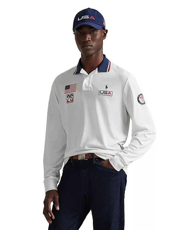 Футболка-Поло из сетчатой ткани с символикой сборной США Polo Ralph Lauren, белый
Футболка-Поло из сетчатой ткани с символикой сборной США Polo Ralph Lauren, белый